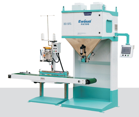 Pirinç Plastik Pelet Paketleme Makinesi Servo Motor Kontrolü 2.5KG - 50KG