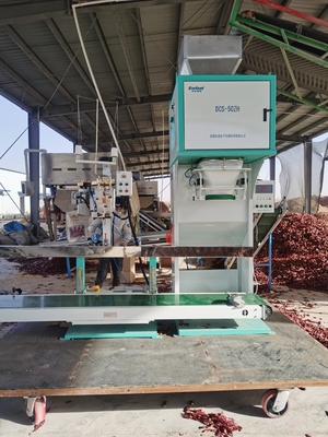 Düzensiz Granüler Malzemeler Elektronik Kantitatif Ambalaj Terazisi 20KG - 50KG