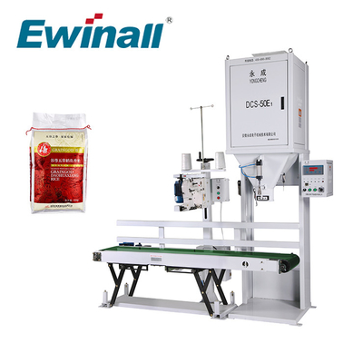 Kolay Kullanım 25kg 50kg Pirinç Paketleme Makinası DCS-50E1 Ewinall