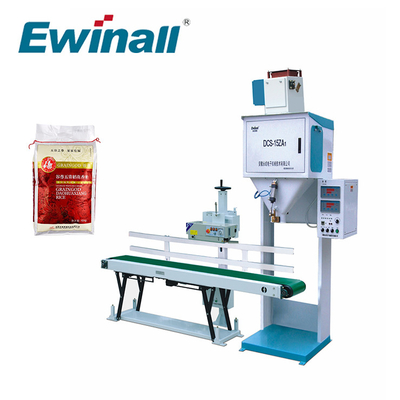 Ewinall DCS-15ZA1 Granül Fasulye Şekeri İçin Küçük Pirinç Paketleme Torbalama Makinesi 1kg 3kg 4kg 15kg