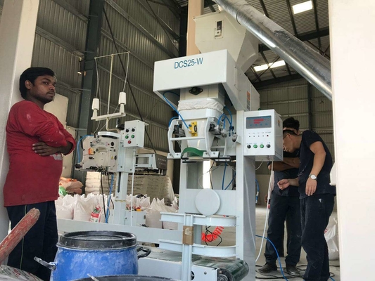 Küçük Yarı Otomatik Buğday Tozu Paketleme Makinası 15kg SS304 AC380V