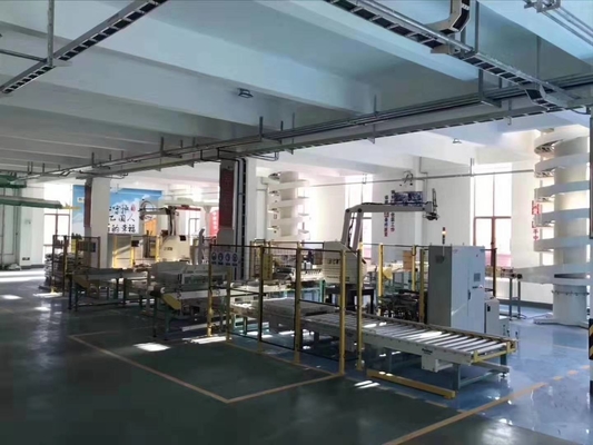 100NL / Min Robotik Torba Paletleyici Endüstriyel Paketleme PLC Otomatik Paletleme Sistemi