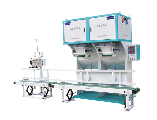 1.85KW Çift Ölçekli Hayvan Yemi Paketleme Makinası 25kg - 50kg
