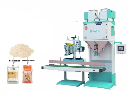 Otomatik Kaldırma 5kg Modbus Pirinç Torbası Paketleme Makinası 600 Torba / H