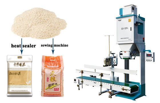 1.3kw Soya Parçaları Yarı Otomatik Poşet Paketleme Makinası 100kg