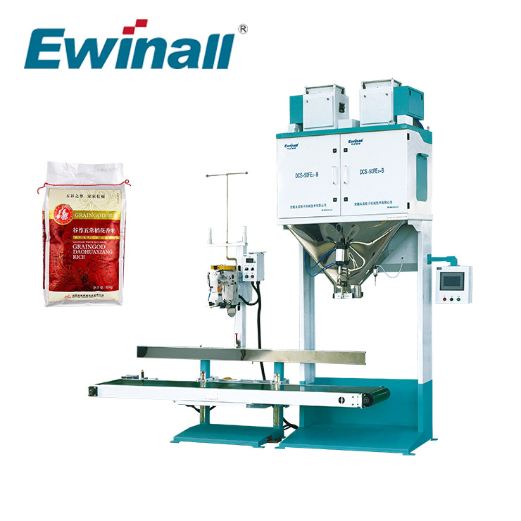 DCS-50FE2-B Ewinall Pirinç Paketleme Makinesi Toz Tartım Terazileri Un Paketleme Kullanımı
