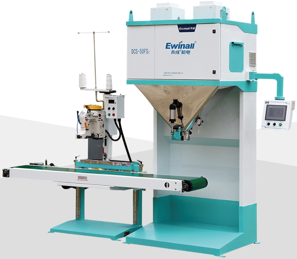 Ewinall Granül Gıda Tahıl Torbası Dolum Makinesi 0.5MPa PLC Servo Motor