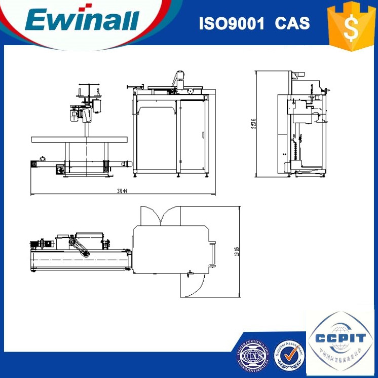 0.6MPa Plastik Otomatik Küçük Torbalama Makinesi 1500 Torba / H 1m3 / H Kimyasal İçin